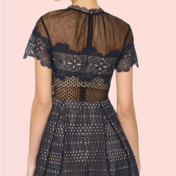 Self-portrait Felicia Embroidered midi dress - Picture 3 of 7